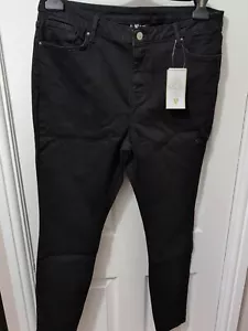 V by Very Classic Black Stretch Jeggings UK 18Regular - Picture 1 of 3