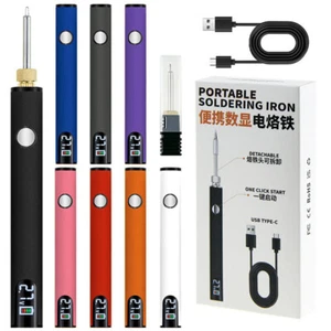 650mah Welding Battery Pen Wireless Soldering Tool USB Rechargeable LED Display - Picture 1 of 31