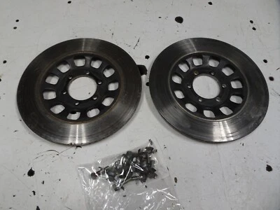 Yamaha XS750 XS750S 1979 rotores/discos de freno delanteros triples especiales Foto 1 de 4