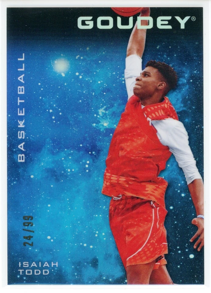 2021 Goodwin Champions Goudey Platinum Cosmic #G32 Isaiah Todd (Basketball)/99 - Image 1 of 1