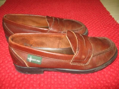 Женские кожаные мокасины Eastland размер 7W - Изображение 1 из 4