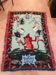 Vintage Rugrats Tapestry Throw Blanket Northwest Company 1990’s - Picture 1 of 3