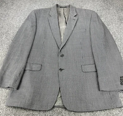 Blazer Chaps Lana de Cordero Para Hombre 48L Gris Dos Botones Ventilación Única Foto 1 de 4