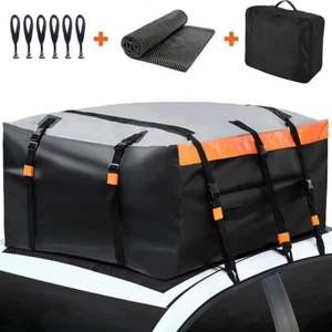 566L Auto Dachbox Dachkoffer Faltbare Aufbewahrungsbox Dachtasche 119 x88 x52 cm - Bild 1 von 17