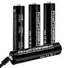 Lithium Rechargeable Batteries, AAA 4 AAA Batteries+4in1 Micro USB Cable