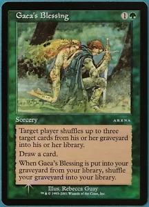 MTG ARENA FOIL GAEA'S BLESSLING PROMO CARD N/M - MINT NEVER PLAYED FREE SHIP - Picture 1 of 2