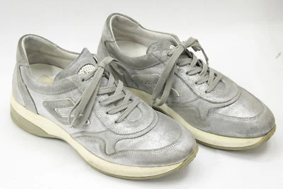 4 US CESARE PACIOTTI Mujer Zapatos Talla 5 Europa 35 Gris Gamuza Cuero S6922 Foto 1 de 4