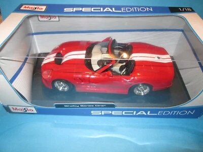 maisto 1/18 SHELBY SERIES ONE  OTTIMO STATO  CON SCATOLA - Immagine 1 di 2