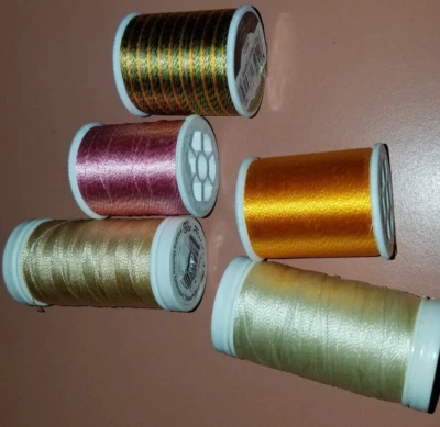 Lot of  5 New Rayon or Poly Machine Embroidery Thread - Image 1 of 3