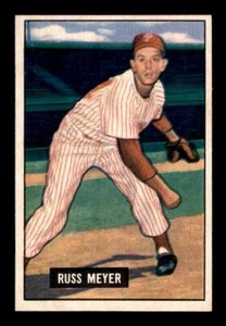 1951 Bowman #75 Russ Meyer - NM