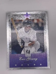 1997 Donruss Elite Eric Young #76 Colorado Rockies Baseball Card - Picture 1 of 2