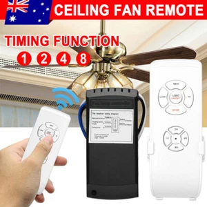 Universal Ceiling Fan Remote Lamp Light Wireless Timer Receiver Control Toosll - Picture 1 of 12