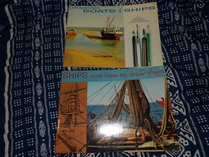Lot Of 2 Grosset Art Instruction Series Booklets Boats And Ships - Bild 1 von 10