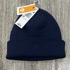 Timberland Mens Blue Cuffed Embroidered Logo Beanie One Size NWT