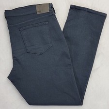 Paige Mens Federal Transcend Jeans 42 Blue Moon Straight Slim Soft Stretch Denim
