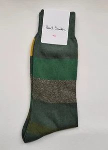New Paul Smith Socks Star Light Cashmere Blend green/multi - Picture 1 of 2