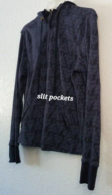 Sudadera con Capucha Merona Mujer Cremallera Completa Diseño Gráfico Árbol Súper Linda y Cálida Talla L Foto 1 de 4