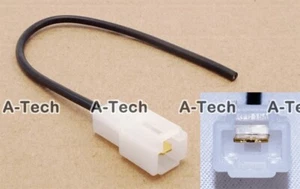 NEW A/C Compressor clutch coil Connector 1 Wire Harness TOYOTA HONDA MAZDA BLACK - Picture 1 of 2