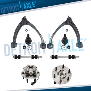 8pc AWD Front Wheel Hub Bearings Upper Control Arm Kit for Silverado Sierra 1500 - Picture 1 of 7