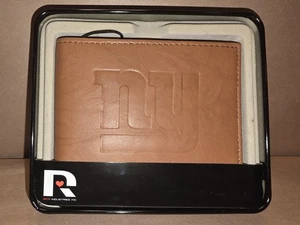 Portafoglio NFL in pelle goffrata con scatola regalo NY GIANTS NEW YORK GIANTS NYG - Foto 1 di 5