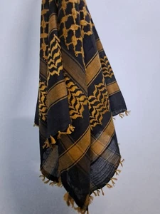 Sciarpa Keffiyeh Shemagh - Cotone Arabo Hatta Kufiya | Medio Oriente Tradizionale - Foto 1 di 6