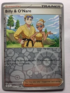 Billy & O'Nare 142/159 JTG SV09: Journey Together Common Reverse Holo NM Pokemon - Picture 1 of 2