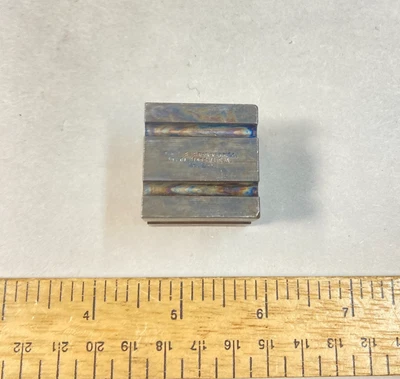 Starrett Machinist V Block 1 1/4" Square Small #271 USA - Image 1 of 4