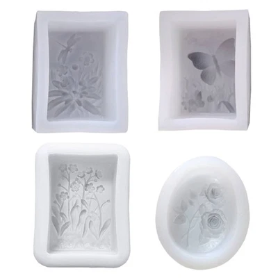 Silicone Mould Orchids Leaf Dragonflies Butterfly for Cake Decorating - Image 1 of 4