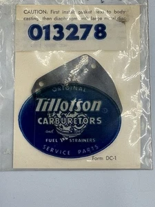 NOS Tillotson 013278 Diaphragm - Picture 1 of 2