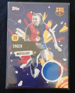 2024-25 TOPPS BARCELONA TEAM SET #RR-IE ENGEN MATCH-WORN RUMBA RELIC/PATCH NM - Picture 1 of 2