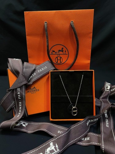 HERMÈS Collana Hermes oro Omeleon nero 26001083