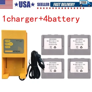 4* UCH-2 Batterieladegerät + 1 Stück 3,6V Hetronic 68300900 Akku - Bild 1 von 8