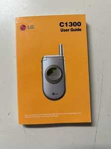 Guide de l'utilisateur du téléphone portable LG C1300i pour téléphone à clapet - Photo 1 sur 2