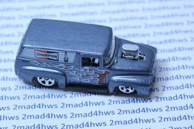 2010 Hot Wheels PACKAGE PULL loose gray '56 FORD PANEL F-100 Champion TRUCK - Image 1 of 4