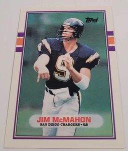 1989 Topps Traded #97T Jim McMahon San Diego Chargers - Picture 1 of 2