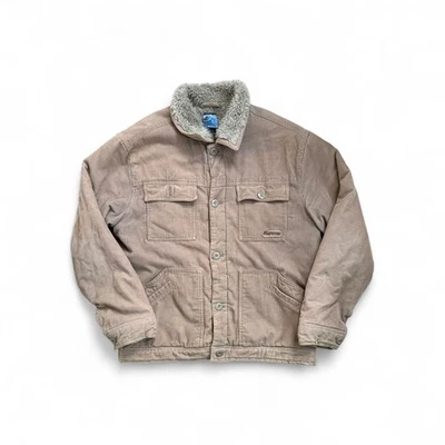 Chaqueta de Colección Kirra Pana Sherpa Forrada Marrón Tostado Talla L Ropa de Trabajo Chaqueta Foto 1 de 4