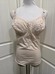 Vintage Subtract Beige All In One Shaper Shapewear Body Anzug Gr. 40D Union Label 2406 - Bild 1 von 10
