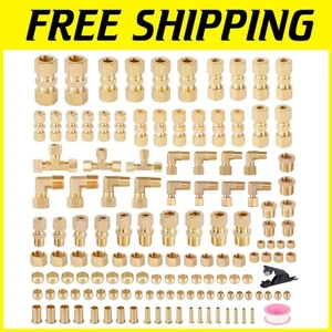 Brass Compression Fittings Kit - 135pcs - Picture 1 of 8