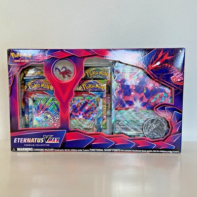 JCC Pokémon Eternatus VMAX Caja Colección Premium | Sellado de fábrica Foto 1 de 4