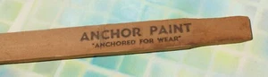 Vintage Anchor Paint "Anchored for Wear" Wood Stir Stick, 14" long - Picture 1 of 5