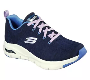 Skechers / COMFY WAVE / Woman's / Arch Fit / Machine Washable / Navy/Blue - Picture 1 of 11
