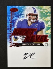 2022 Sage High Series Football Next Level Auto #NLS-GC Grant Calcaterra - SMU