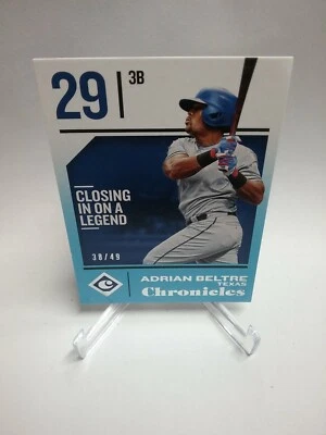Adrian Beltre Rangers 2018 Chronicles Closing In On A Legend #34 38/49 - Image 1 of 4