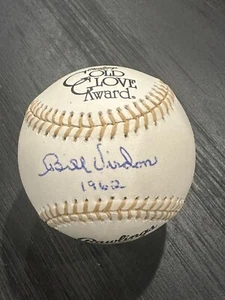 Autographed 1962 BILL VIRDON Rawlings Gold Glove Major League Baseball Signed - Picture 1 of 2