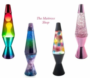 ~❤️~LAVA LAMP Rainbow Pink Motion Night Light PLUG-IN Glitter Birthday Present - Picture 1 of 30