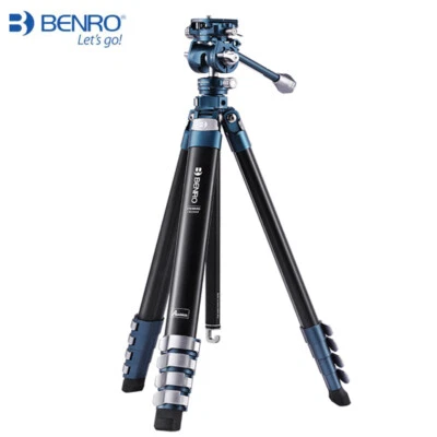 benro Bluebird CB259CFK Carbon Fiber Video Tripod Kit with Fluid Head Twist - Image 1 of 4
