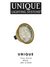 Unique MR16 LED ECO 4W 250 Lumens 2700K 40 Degree - LED-E4W-CM6FL27K
