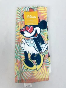 Juego de 2 toallas de cocina tropicales de verano Disney Mickey Minnie Mouse - Imagen 1 de 5