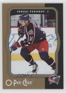 2007-08 O-Pee-Chee Sergei Fedorov #141 HOF