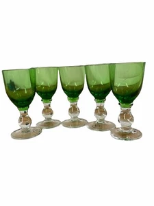 Cristallerie Mini Licor Cordial Vaso 3.5” Alto Tallo Tiro Vino Francia Sologne - Imagen 1 de 7